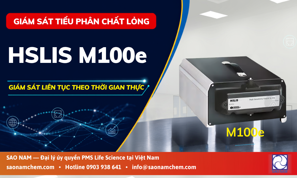 HSLIS M100e – Máy đếm tiểu phân trực tuyến cho ngành hóa chất 